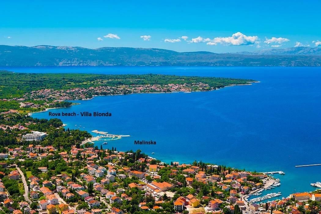 Villa Bionda Malinska Bagian luar foto